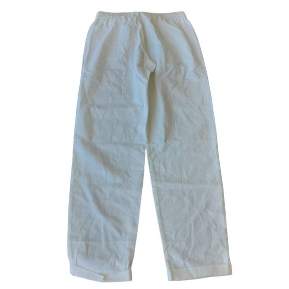 J. Crew Factory Tall Linen-Cotton Blend Drawstring Pants Size 12 NWT - Picture 4 of 11